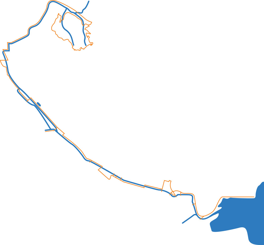 Colma Creek Map