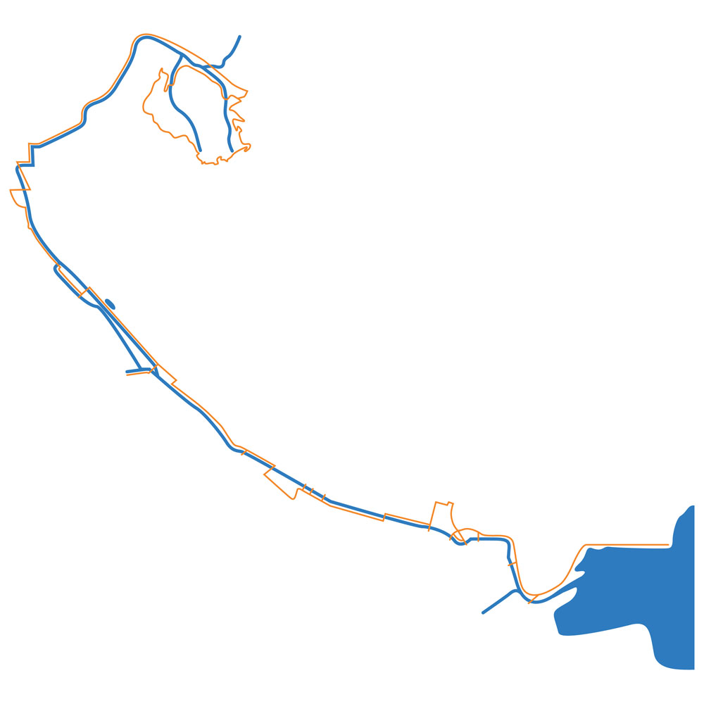 Colma Creek Map