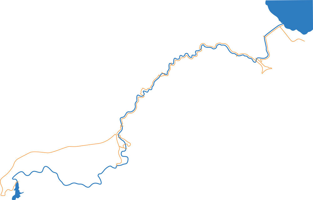 San Francisquito Creek Map